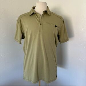 Arc'teryx Men's Captive Olive Green Polo Shirt Size XL